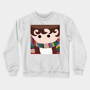 Minimalistic Fourth Doctor Crewneck Sweatshirt